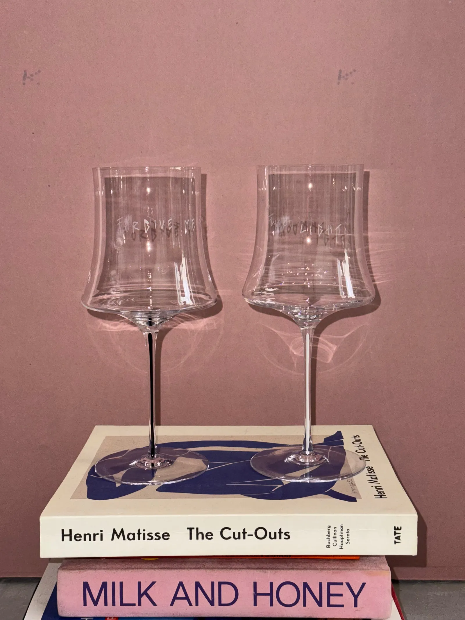 "Inner Prayer" - Wine Glasses