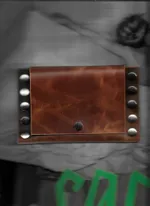 Tobacco/Passport Leather Pouch — image 2