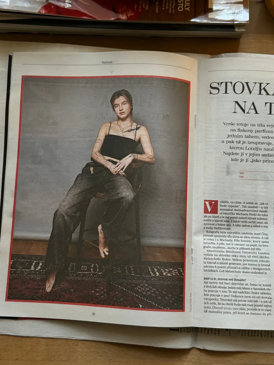 Newspaper Lidové noviny, interview, 02/2024 print